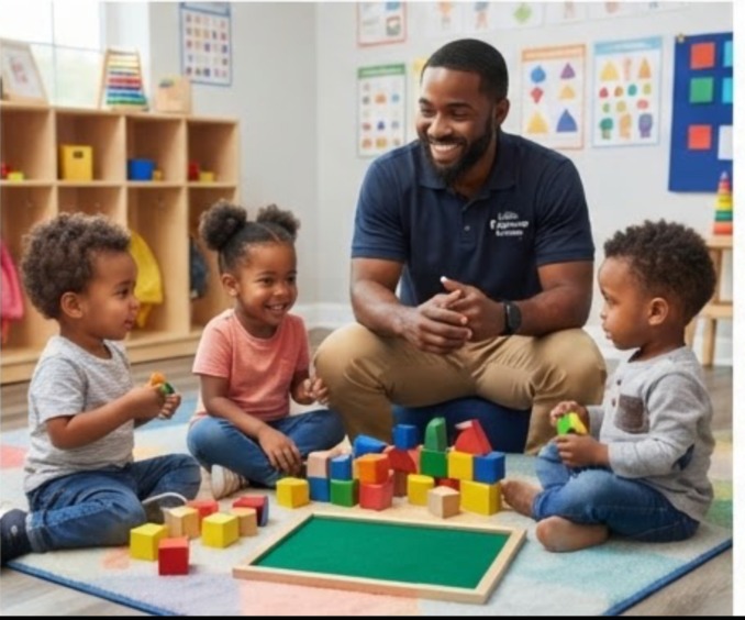 Children learning through classroom play